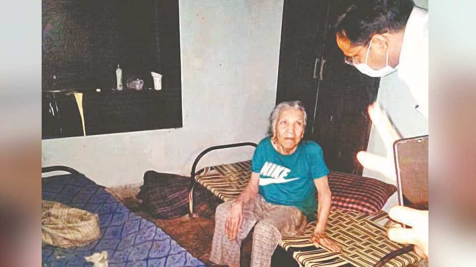 Elderly woman imprisoned in a room with dogs for five years rescued