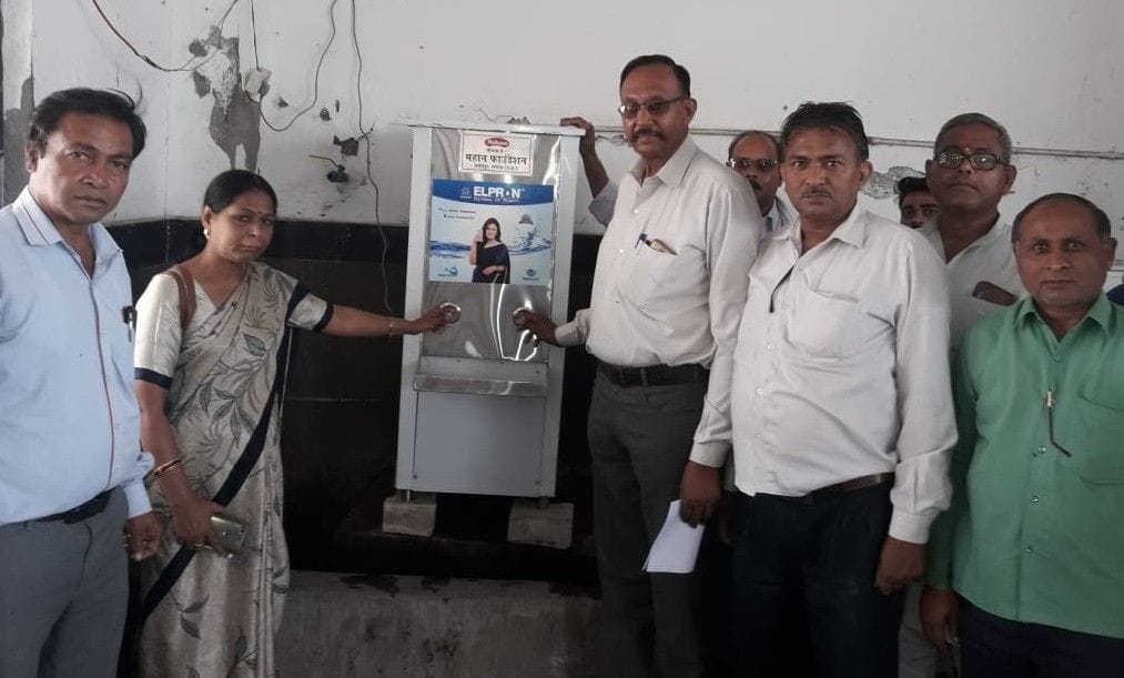 Hathras: Now the passengers will get cold water at the roadways bus stand