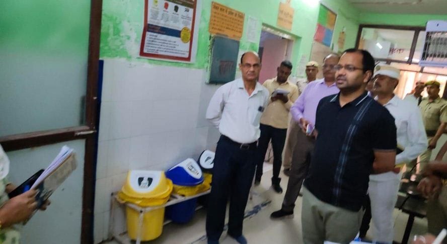 Hathras: DM upset over negligence in construction works