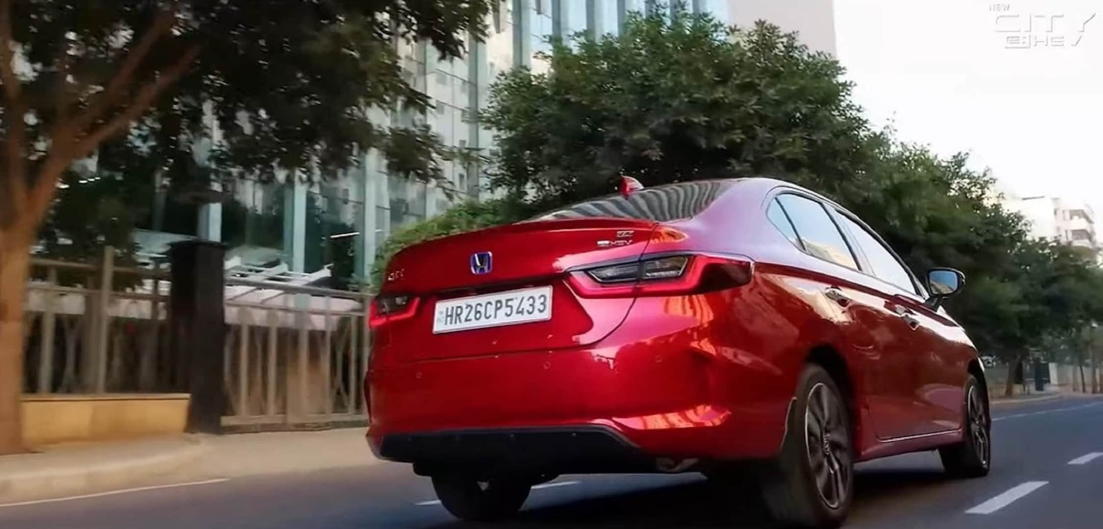 Honda City Hybrid 2022 Most Fuel-efficient Mid-Size Sedan Car in India Honda City e:HEV Hybrid officially unveiled for Indian car market in India