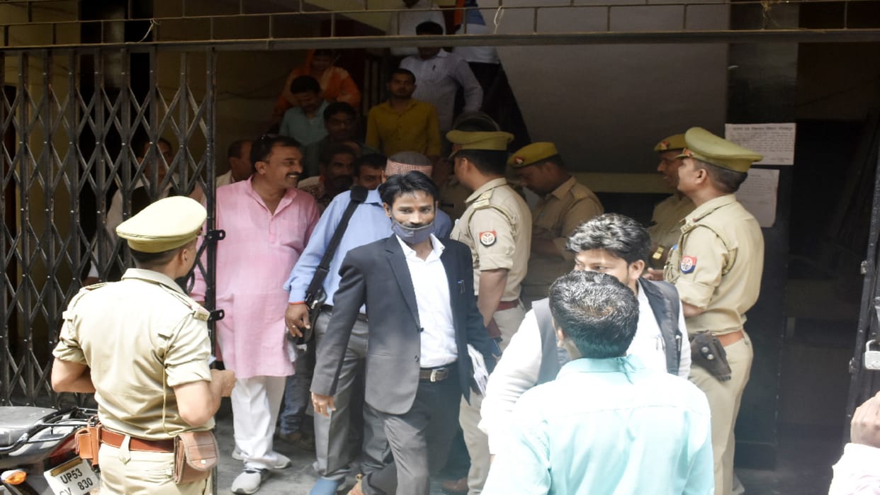 Police interrogated AIG Stamp in Gorakhpur