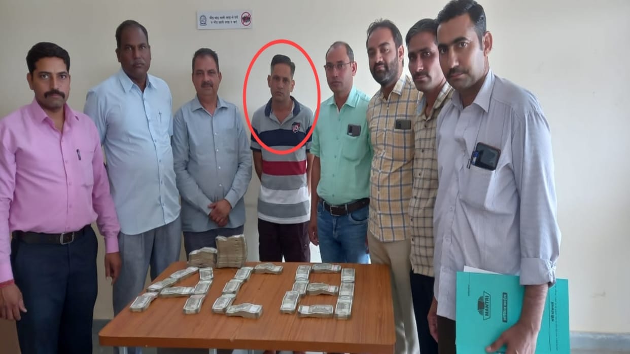 Jodhpur ACB arrests senior assistant of Nachna Colonization Department with Rs 18.25 lakh