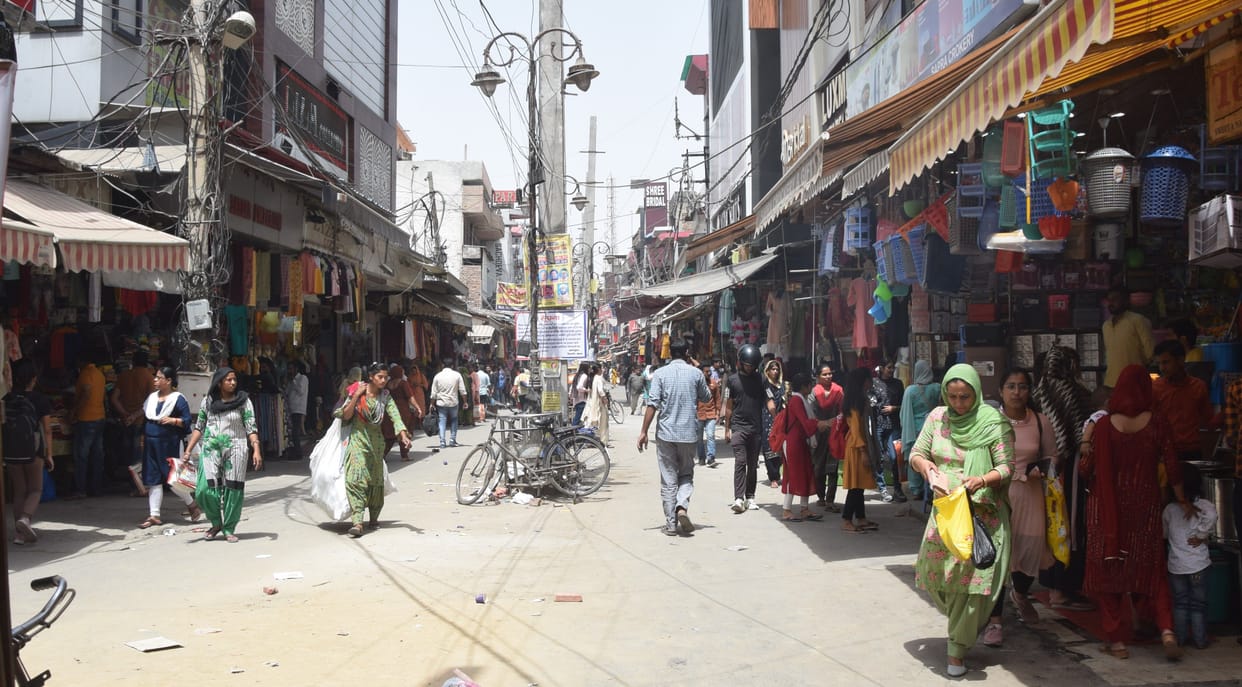 Shops open yet fort road market showing open