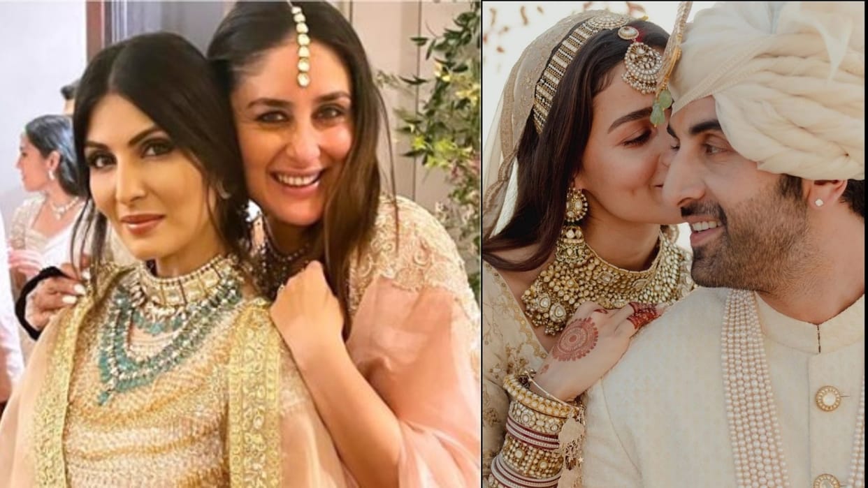 Kareena Kapoor congratulated Alia Ranbir through social media Ranbir Kapoor is seen posing with uncle Randhir Kapoor