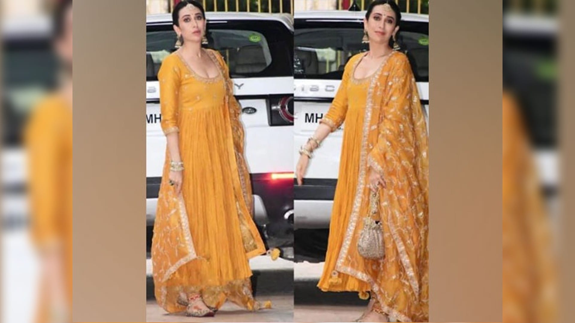 Alia ranbir wedding Karisma Kapoor shares excitement as Alia kaleeras falls on her See pictures