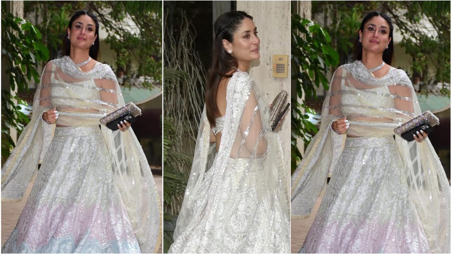 kareena kapoor karisma kapoor to neetu kapoor closer look of mehendi outfit  from alia bhatt ranbir kapoor wedding function