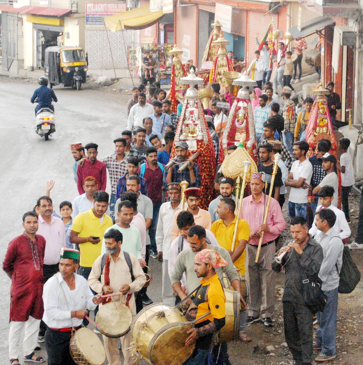 Sheetla Mata to Bhimakali Temple in mandi bhiyli fair start