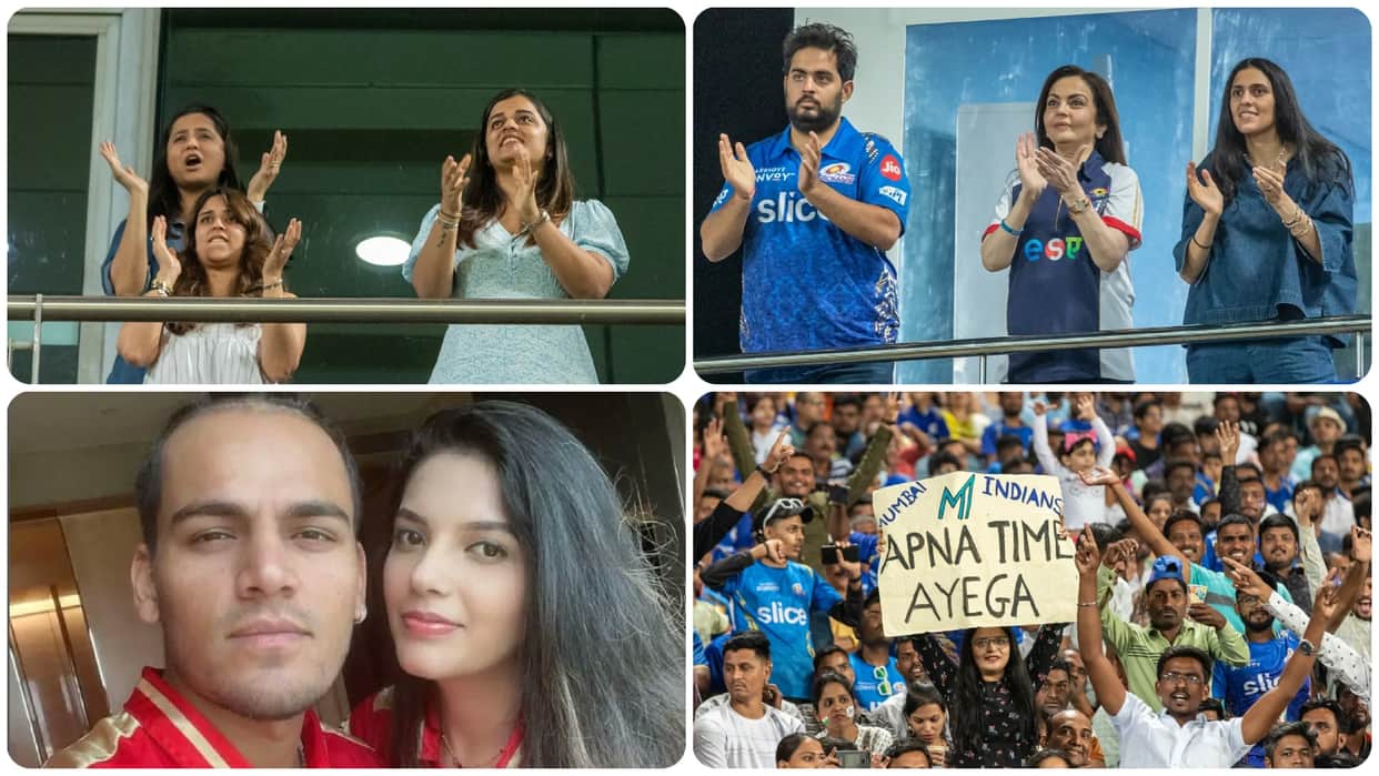 IPL 2022 MI vs PBKS Match 23 Highlights Hindi Akash Ambani, Shloka and ritika happy over Rohit six