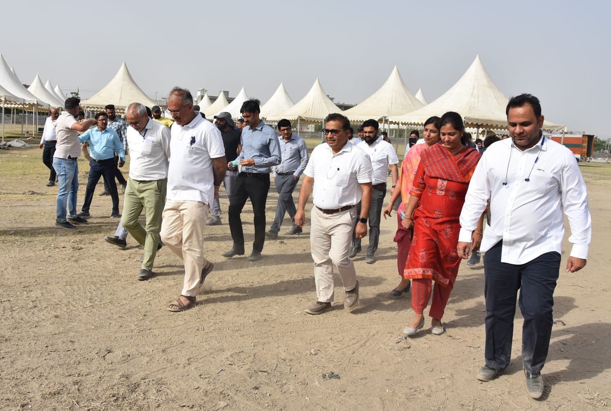 MPs and officers took stock of the preparations for the festival of lights