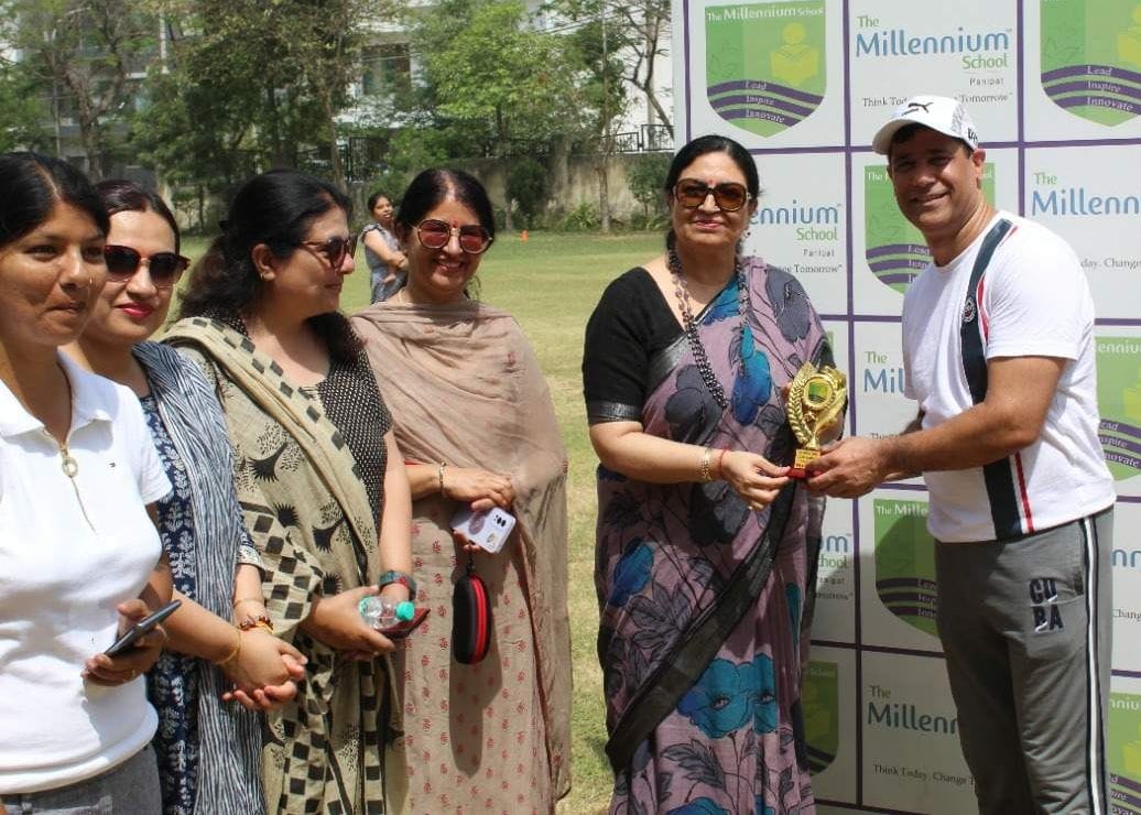 Rainbow Warriors won the trophy in the cricket tournament