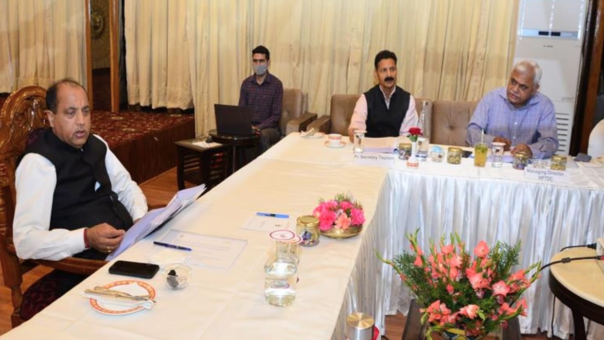 cm jairam thakur presides over meeting of Board of Directors of himachal pradesh tourism development corporation