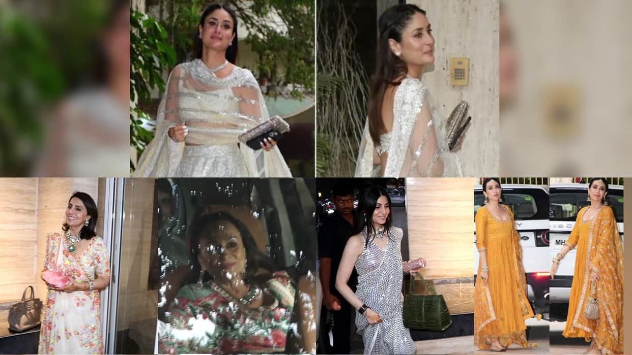Here is everything know about kareena kapoor karishma kapoor soni razdan neetu kapoor outfit in Alia bhatt-Ranbir kapoor Mehndi Ceremony