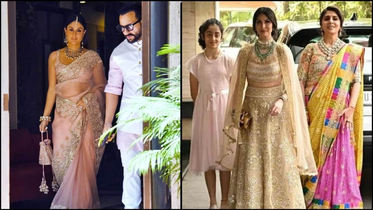 Ranbir Alia Wedding Neetu kapoor Kareena Saif ali khan karisma kapoor Riddhima Soni Mahesh Bhatt Pooja Bhatt