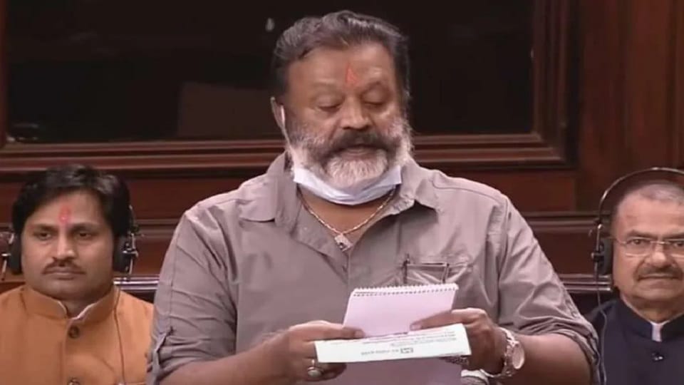 Actor-turned-politician Suresh Gopi lands in "vishu kaineettam" row