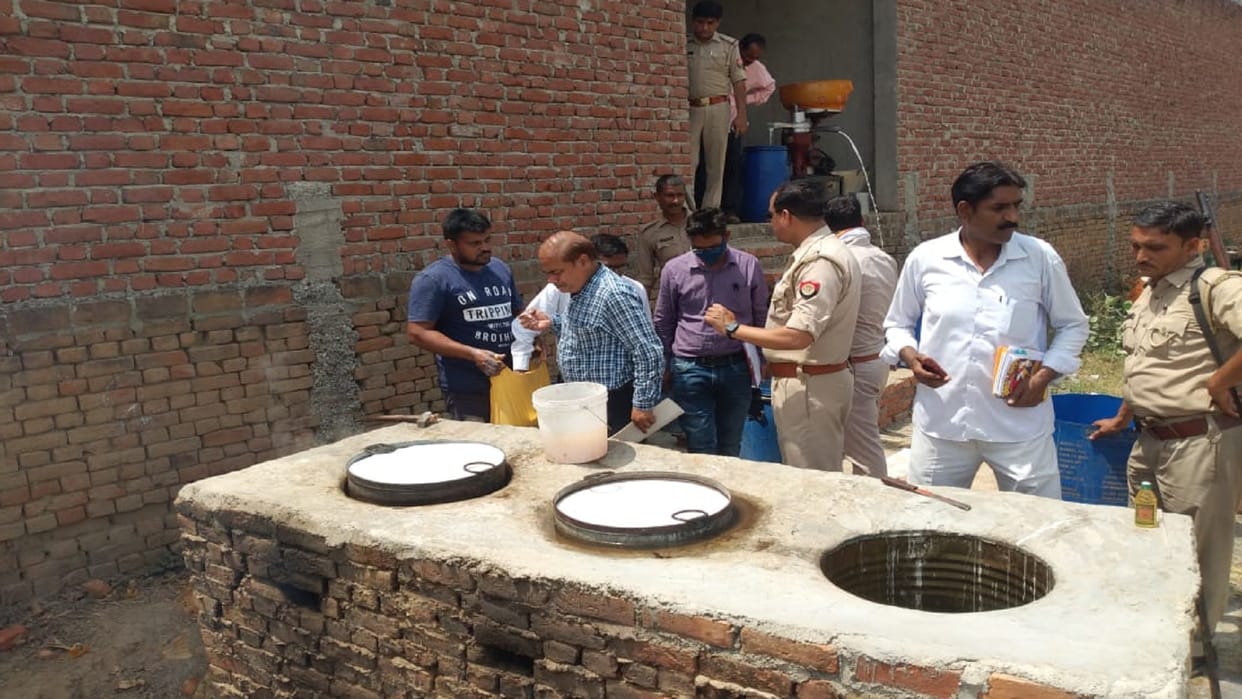 Caught adulterated cheese factory and fake fortune refined in Badaun