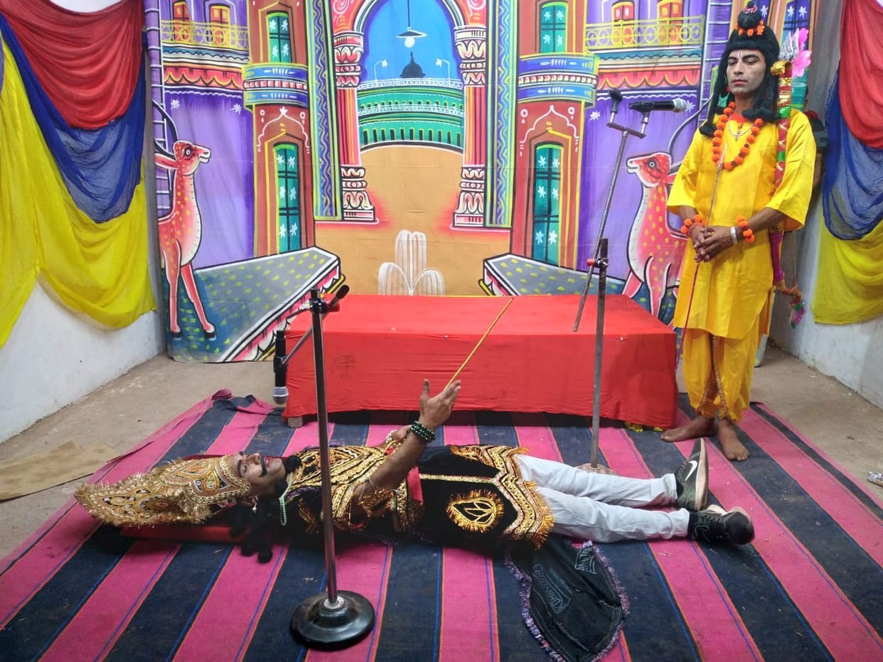 A fierce battle took place between Ram and Ravana