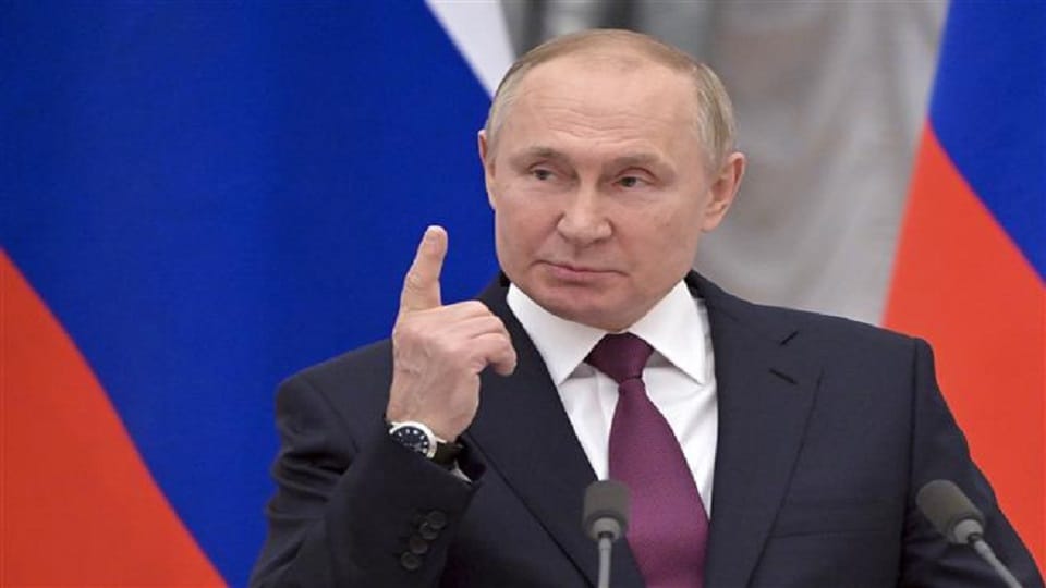 Russian President Vladimir Putin said on Victory Day action on Ukraine answer against western policies