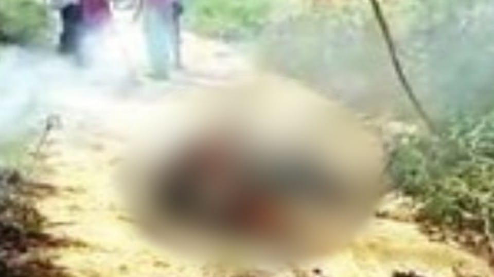 woman burnt alive after bike caught fire due to electric wire falling in mathura