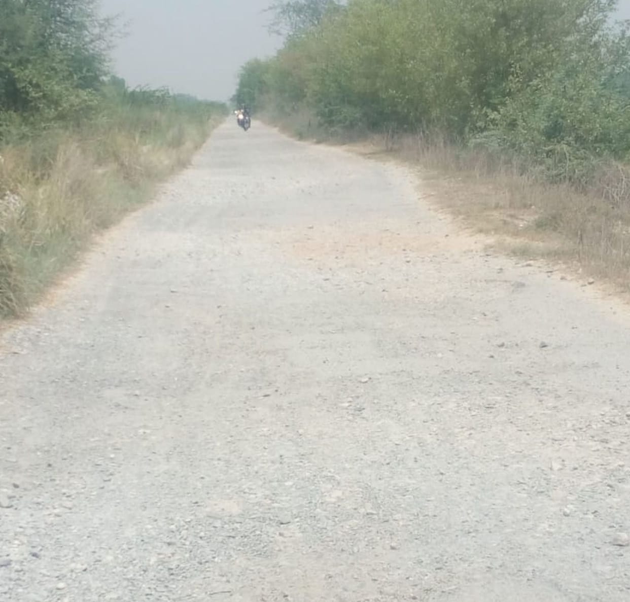 The roads of rural areas could not be made pit free