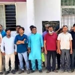 पुलिस द्वारा गिरफ्तार किए गए आरोपी