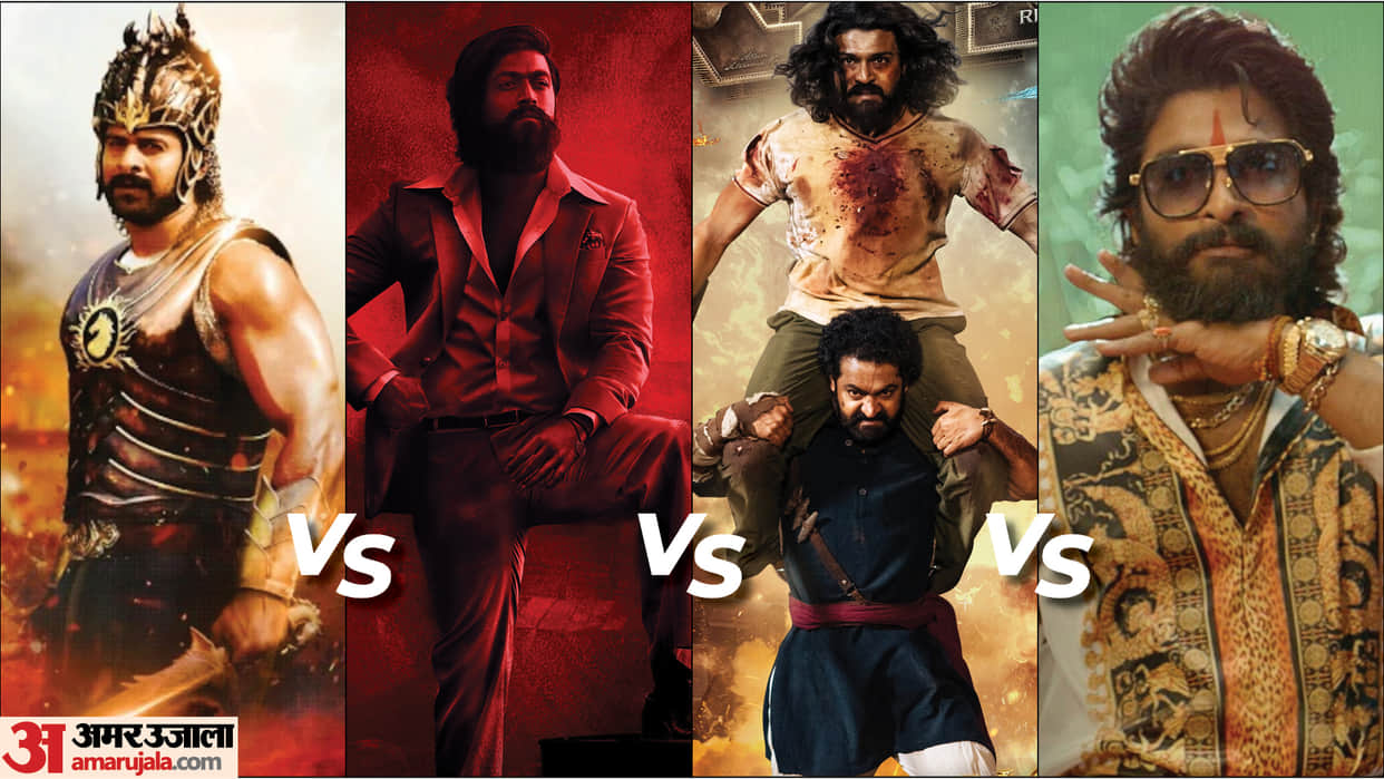 Baahubali Pushpa Baahubali 2 KGF Chapter 1 RRR  KGF Chapter 2 Hindi World Wide Box Office Collection