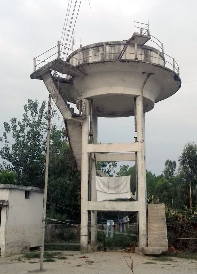 Empty tank, dry pipeline, no water for years
