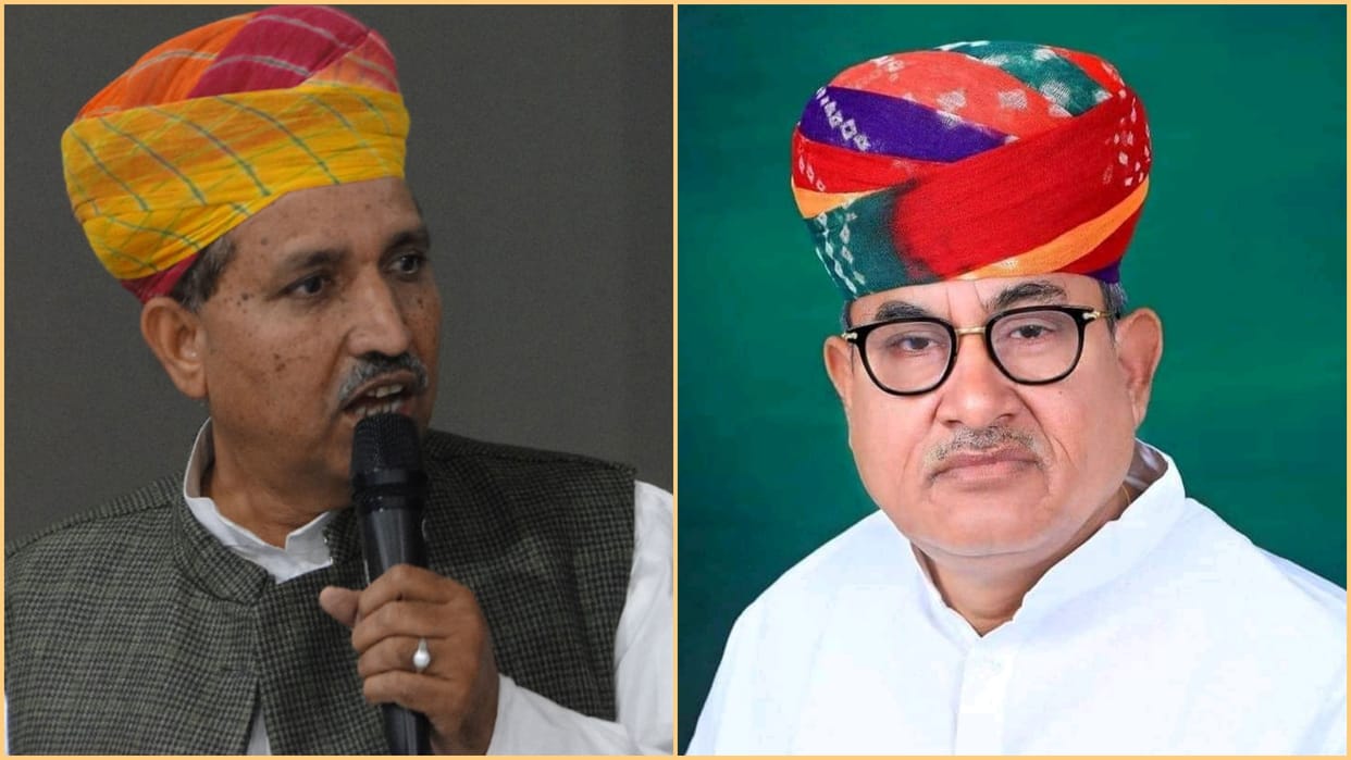 Union Minister Arjun Meghwal performed power show on Ambedkar Jayanti in Bikaner Govind Meghwal participated in rally