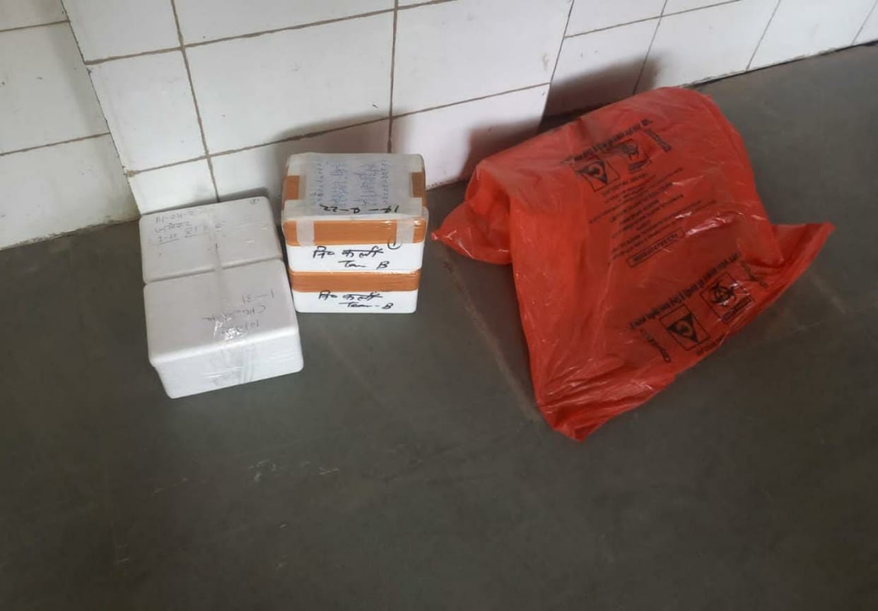 Boxes of Kovid Vaccine Abandoned in Unclaimed Hall