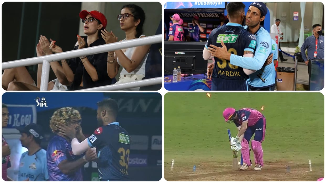 IPL 2022 RR vs GT Match 24 Highlights Hindi Natasha Enjoys Hardik captains knock