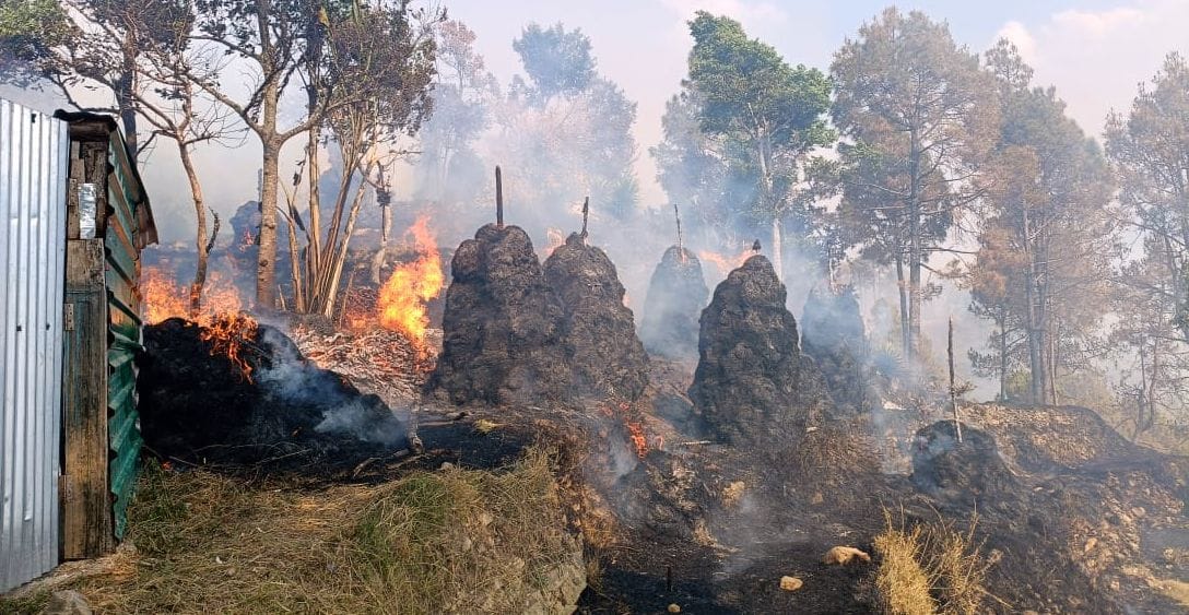 Fire in Kot Khwantadi