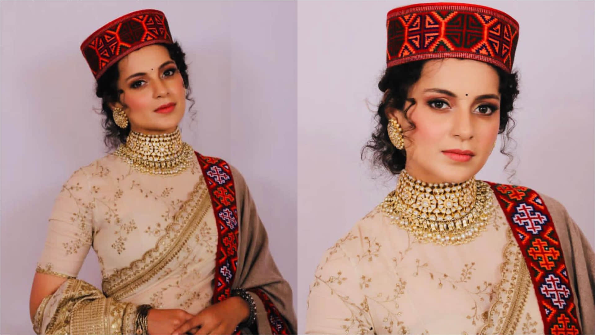 alia bhatt wedding sbyasachi saree wore by kangana ranaut in her brother reception