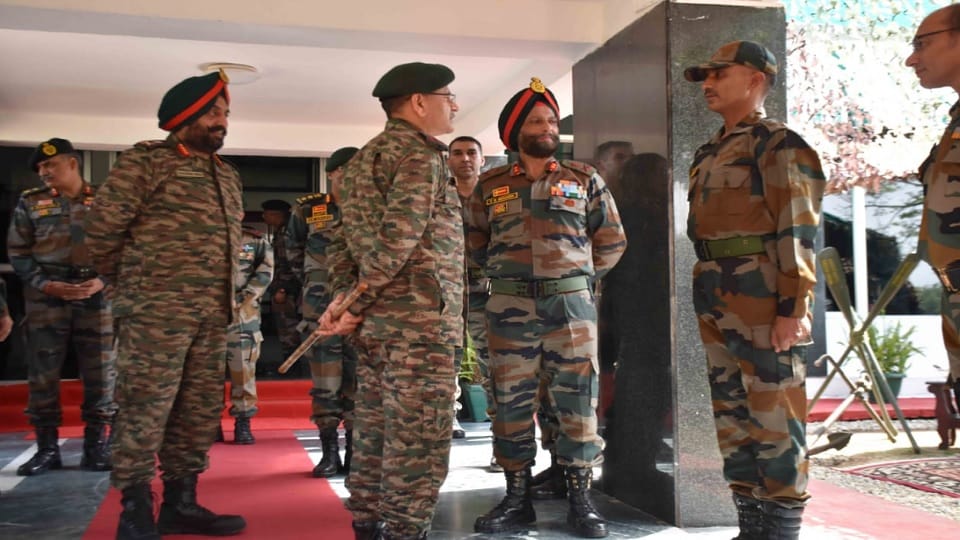 Northern Command Chief Lt Gen Upendra Dwivedi reached LoC