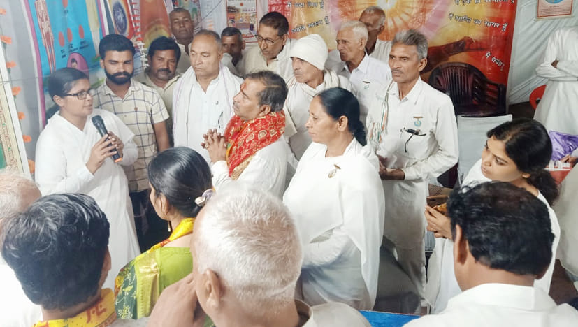 Devotees thronged to offer prasad in the fair of Maa Tripura Bala Sundari