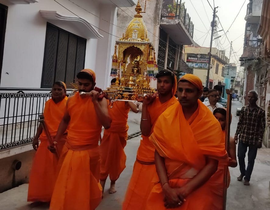 Mahavir's palanquin took out on his birth anniversary