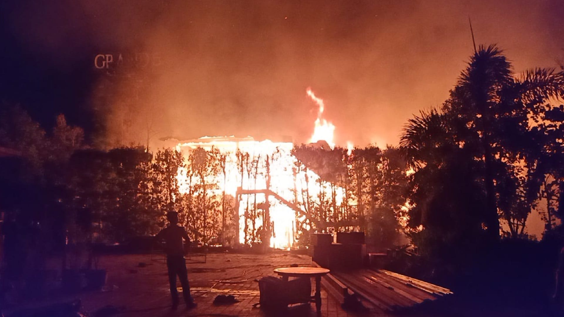 Fire breaks out at PVS Mall and Grand-5 Resort in Meerut see photos