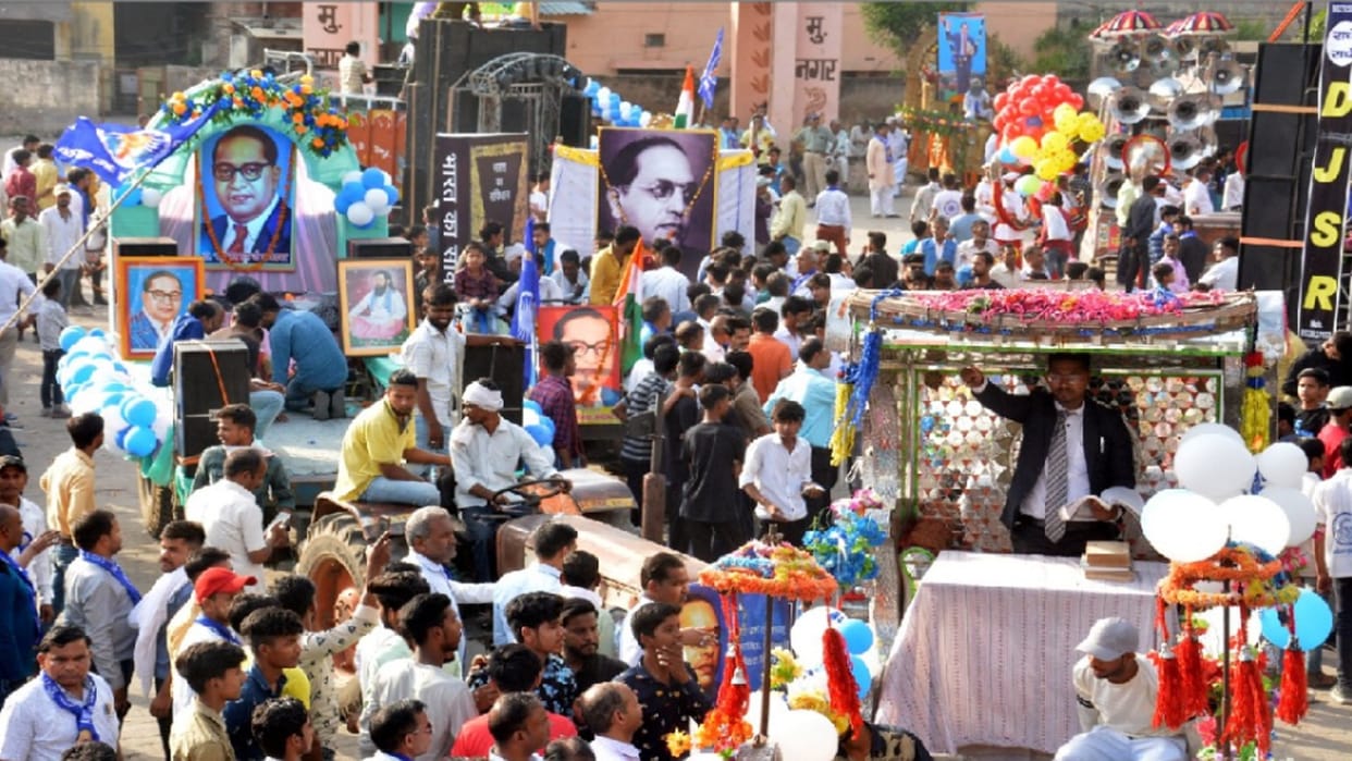 Ambedkar Jayanti 2022: 131st birth anniversary of Dr. Bhimrao Ambedkar was celebrated with enthusiasm in districts of Western UP