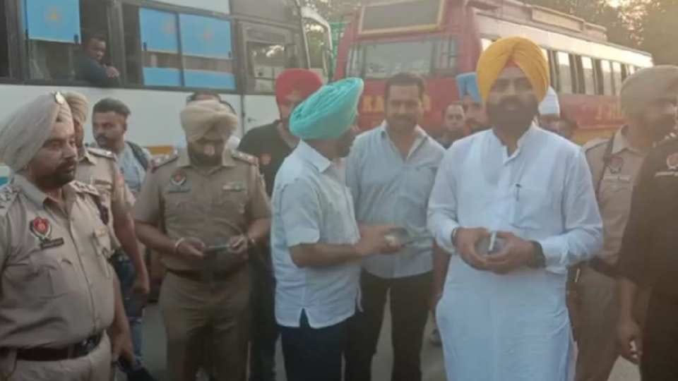 Punjab Transport Minister seizes four buses of Congress MLA in Jalandhar