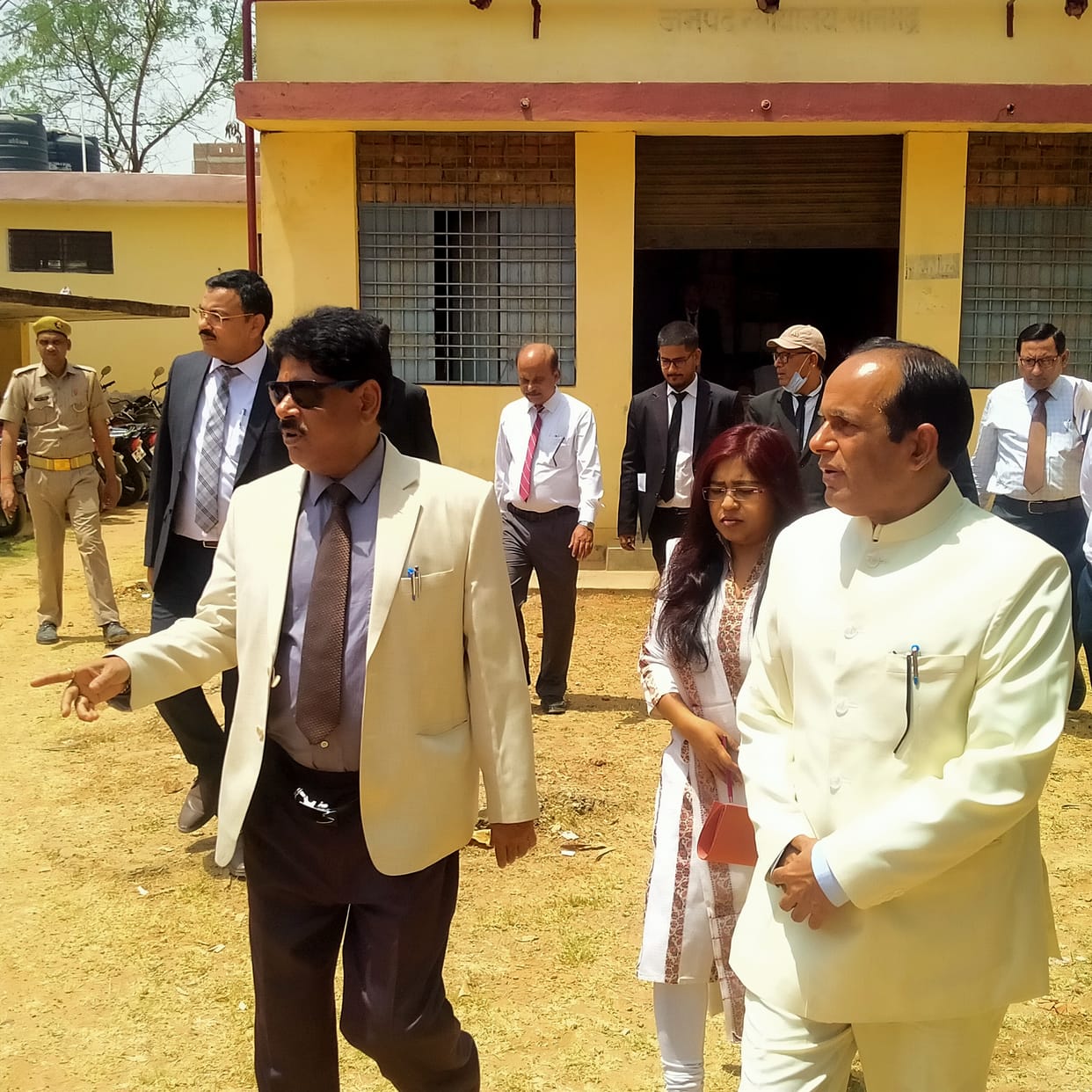 Administrative Justice inspected the courts