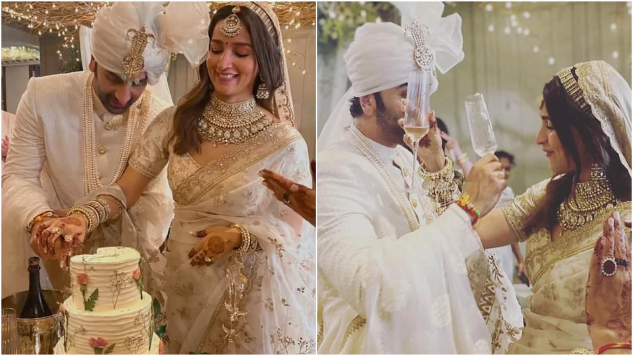 alia bhatt ranbir kapoor wedding akash ambani shloka mehta royal look