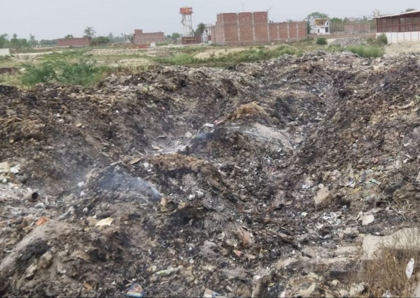 How is this disposal: 400 tons of garbage set on fire, it is difficult to breathe