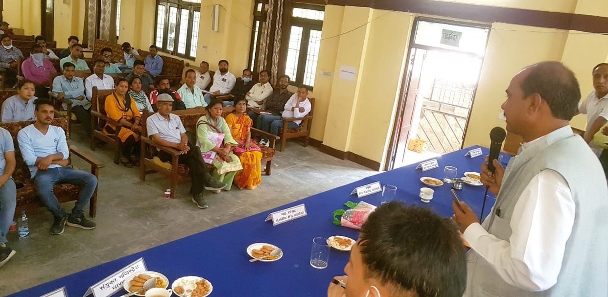 Meeting by MP Ajay Tamta