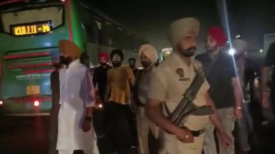 Transport Minister Laljit Singh Bhullar checked 40 private buses in Zirakpur