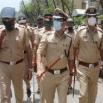 भोपाल में पुलिस सतर्क है। जगह-जगह पर पुलिस बल तैनात किया गया है।