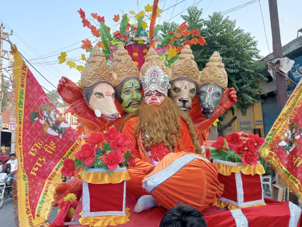 Procession taken out with pomp on Balaji's birth anniversary