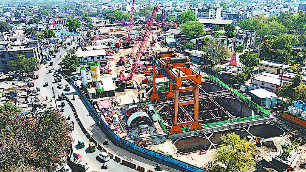 Rapid Rail Excavation of Anand Vihar Tunnel from Vaishali from September