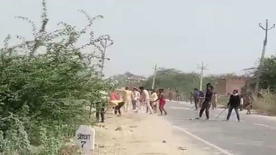 fight between two sides over a land dispute fir registered in etah crime news
