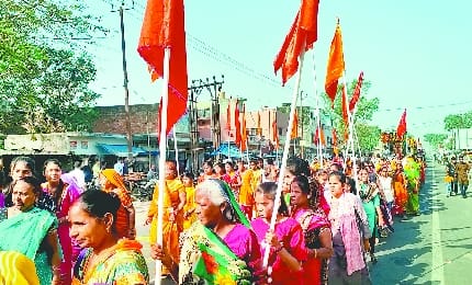 Processions took out across the district on Hanuman's birth anniversary