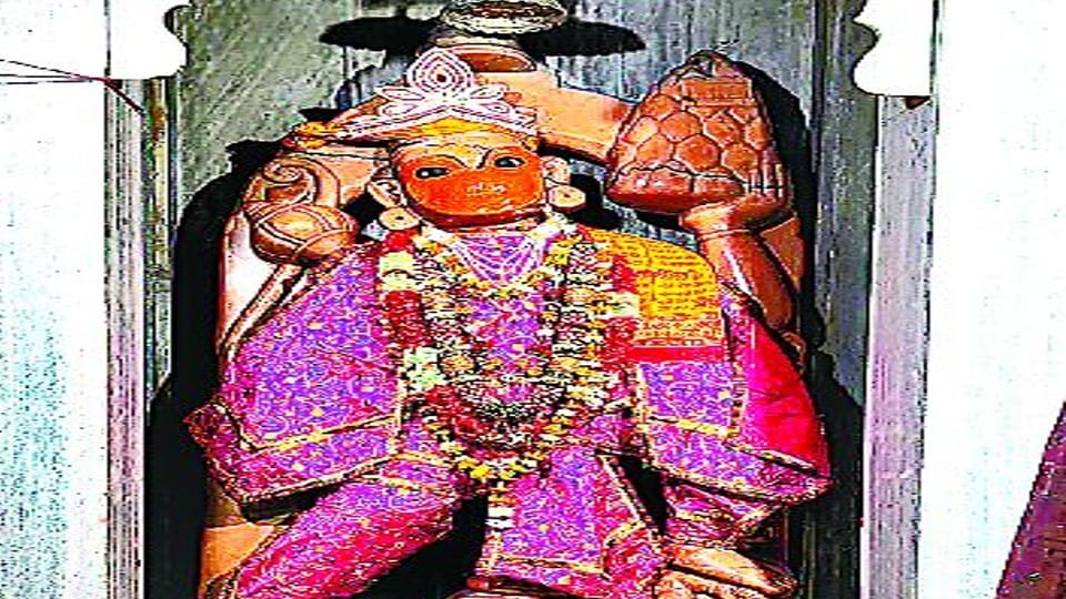 A man was arrested for allegedly vandalising an idol of a deity at a temple in Ranchi