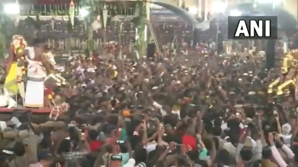 Two people died in the rush during entry of Lord Kallazhagar into the Vaigai River as part of Madurai Chithirai Festival 2022