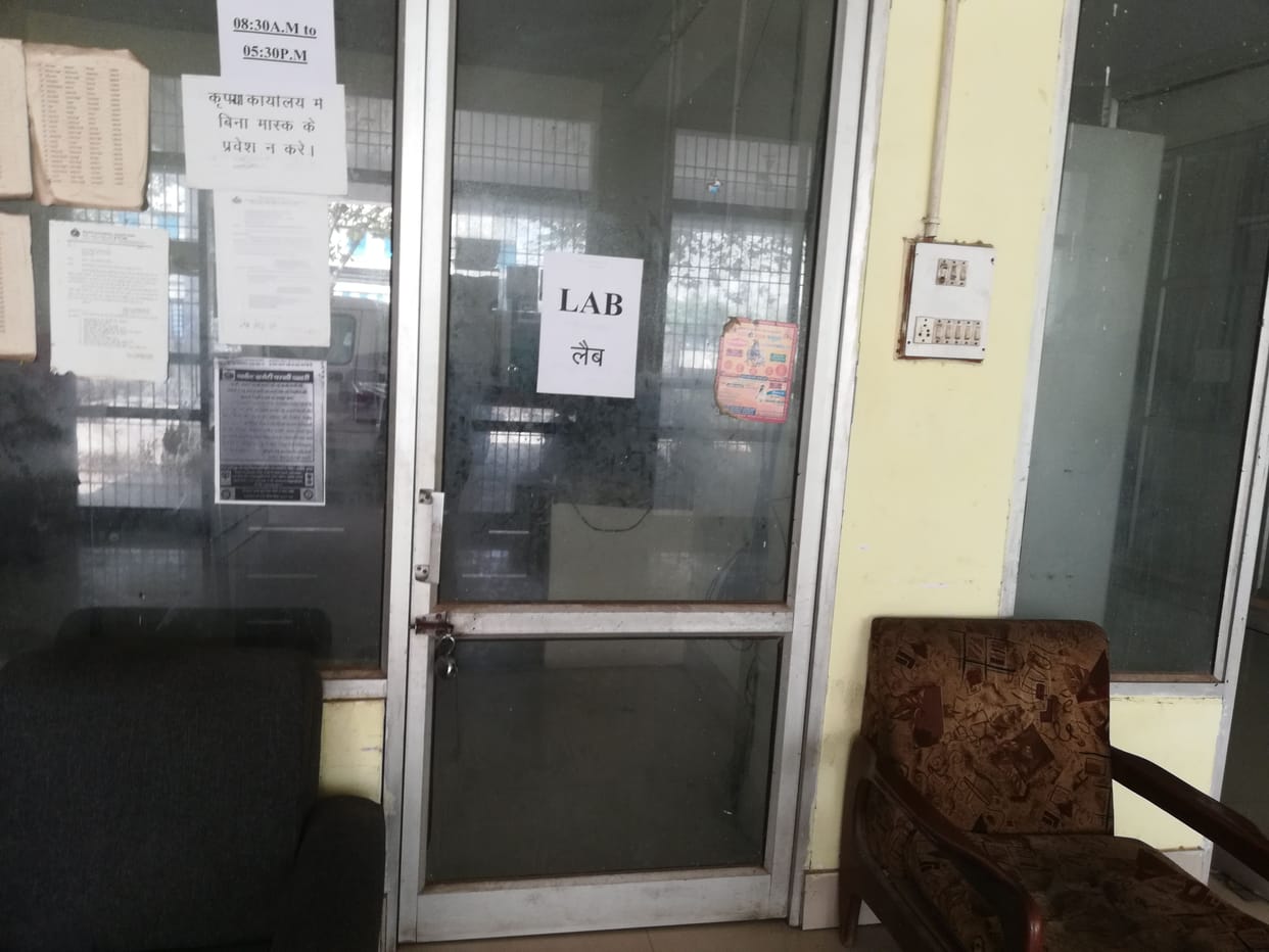 Trouble: Mustard test lab machine damaged in grain market